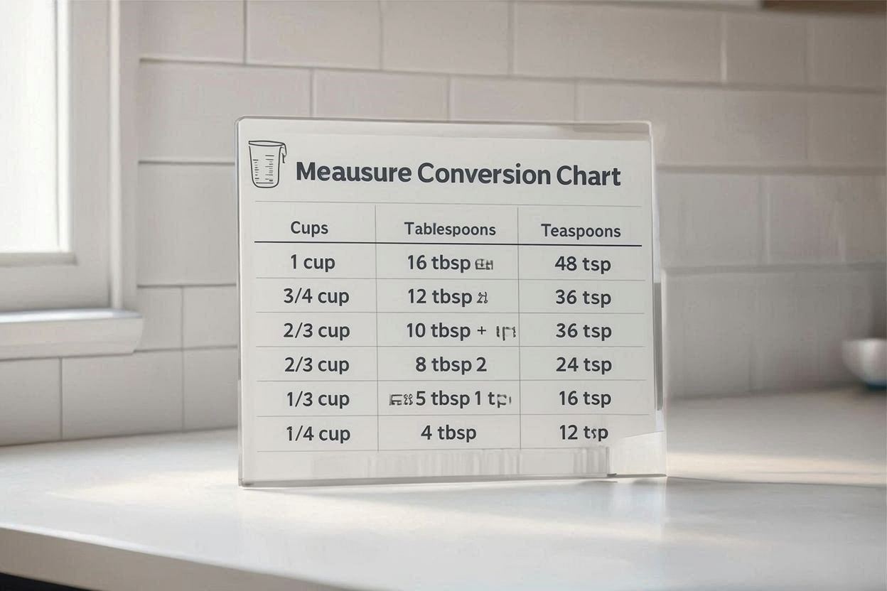 kitchen measurement conversion chart (printable guide)2